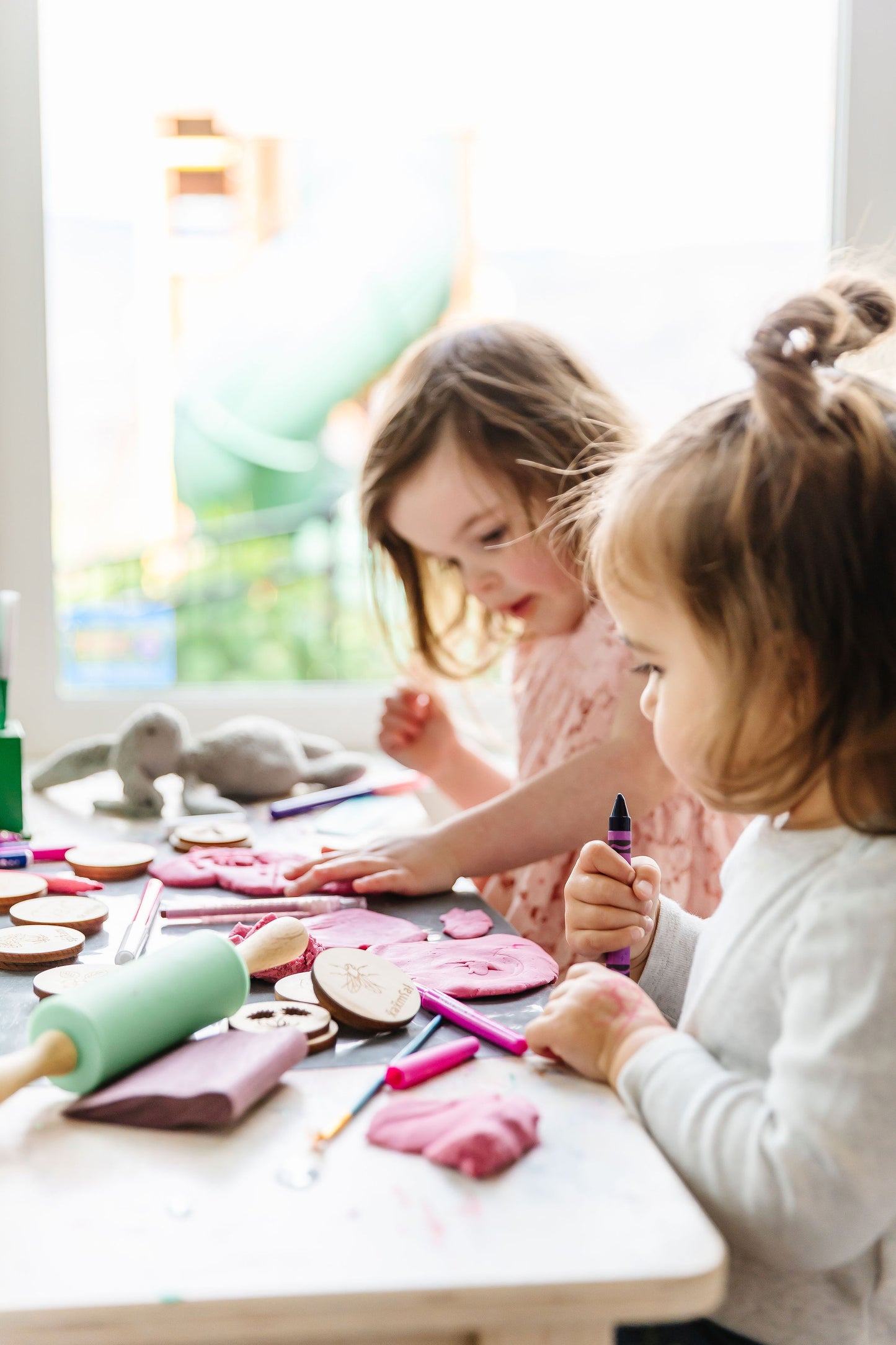 four food chiefs play dough stamps