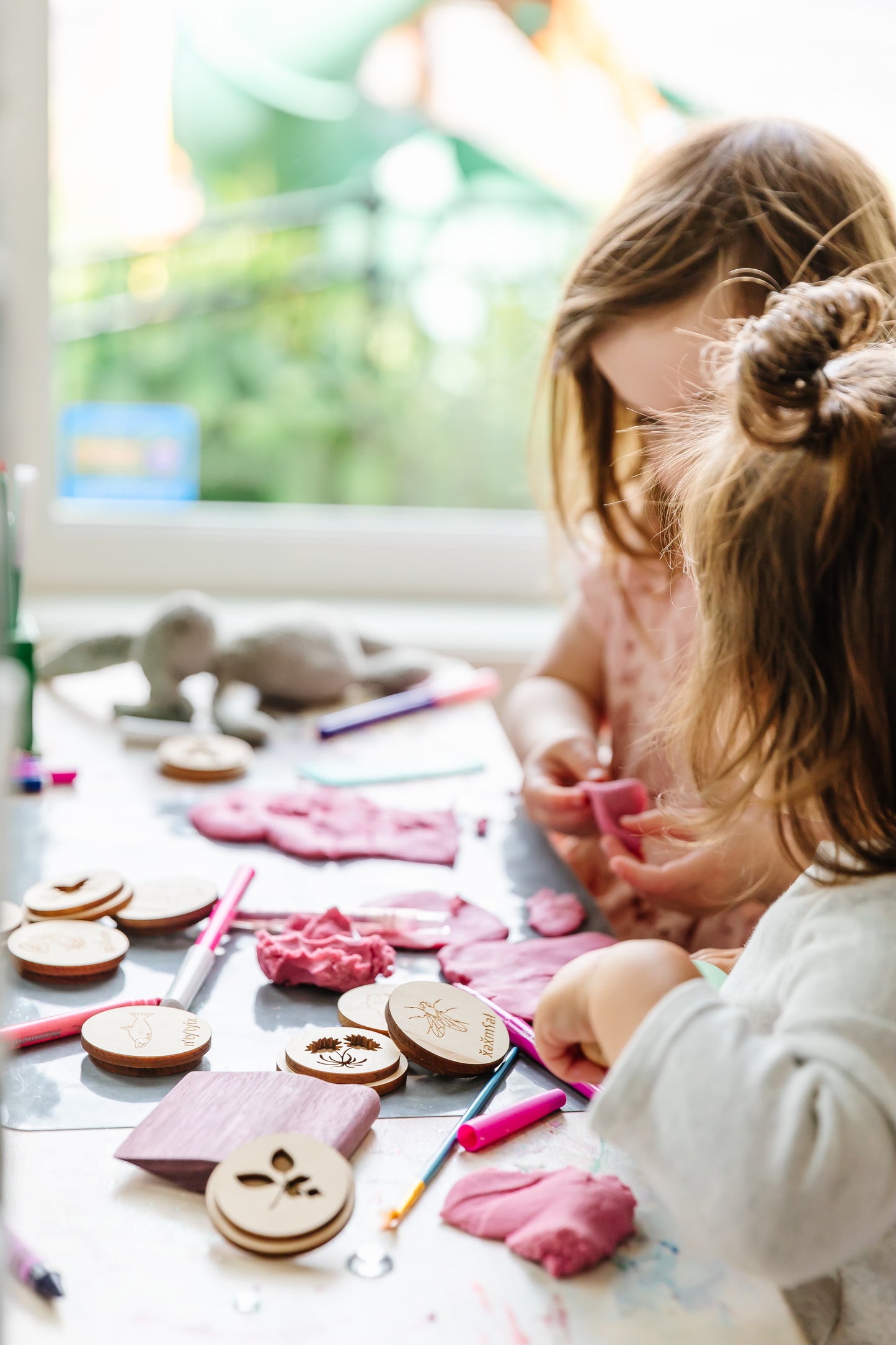 four food chiefs play dough stamps