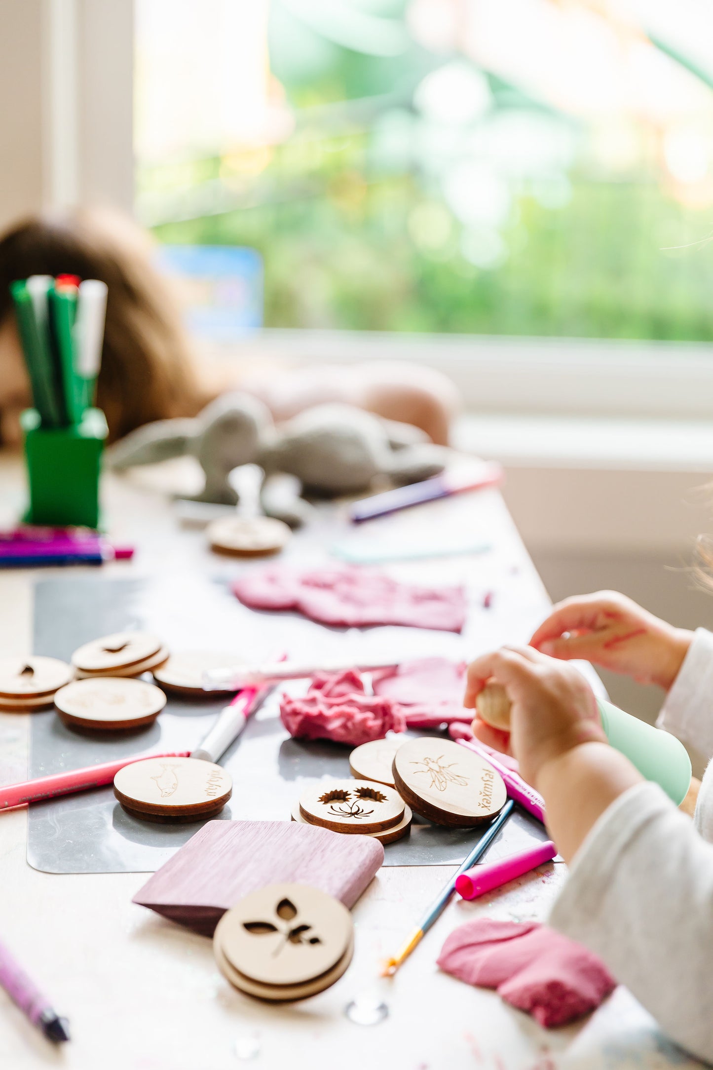 four food chiefs play dough stamps