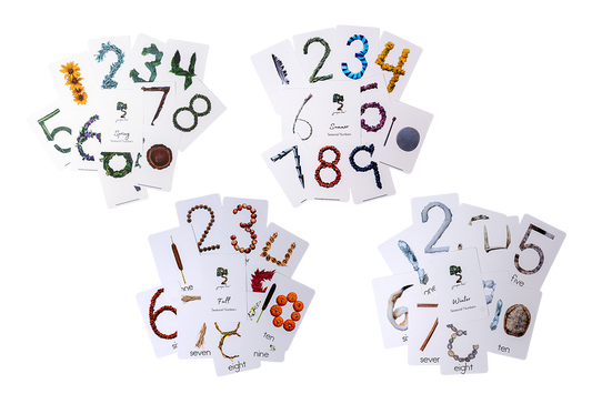 'Seasonal Numbers' Card Set Bundle