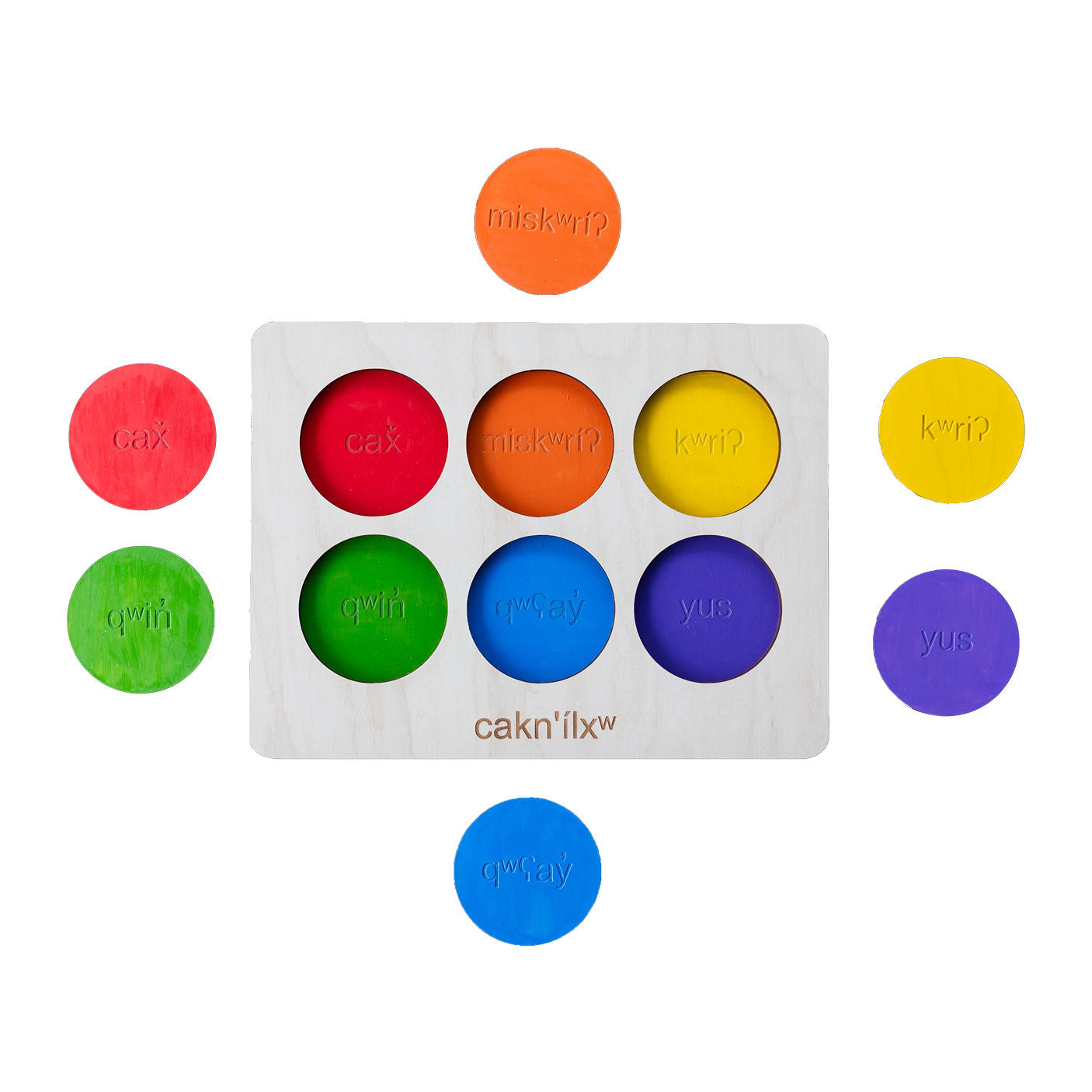 colours puzzle in nqilxʷcən