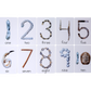 Winter 'Seasonal Numbers' Card Set