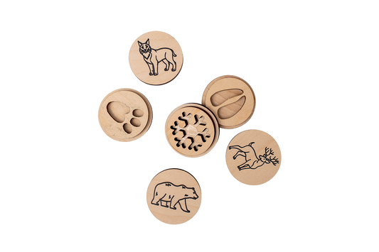 Winter Tracks Play Dough Stamps